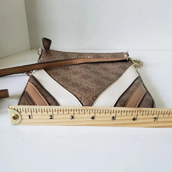 Guess Slater  Brown Mini Womans Crossbody Bag. - Picture 9 of 10